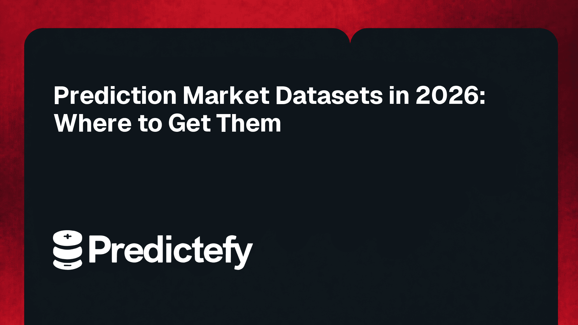 Prediction Market Datasets in 2026: Where to Get Them